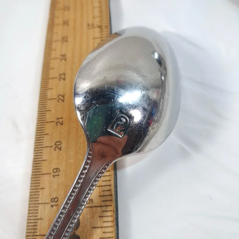 Waterford Somerset SET 4‎ Place Oval Soup Spoon PLS 5P-5 Stainless Vintage